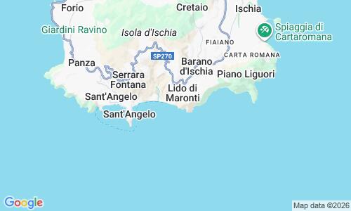 Ausschnitt der Weltkarte zu Spiaggia dei Maronti