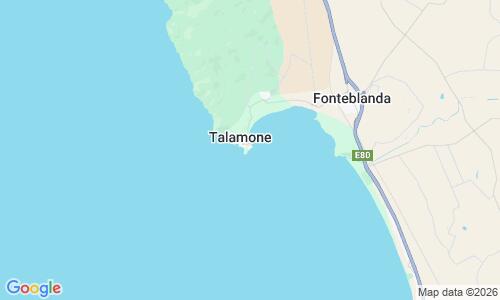 Ausschnitt der Weltkarte zu Spiaggia del Cannone