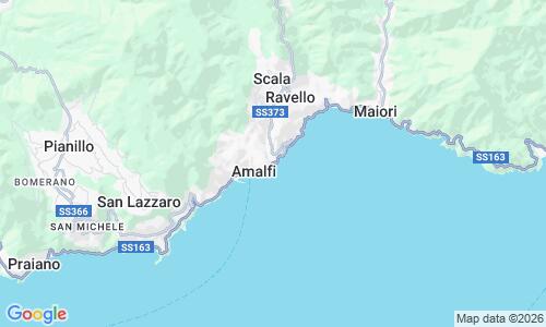 Ausschnitt der Weltkarte zu Spiaggia di Atrani