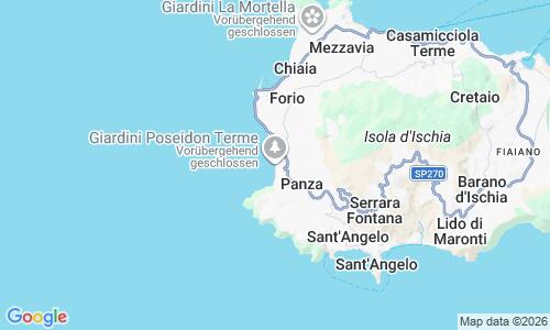 Ausschnitt der Weltkarte zu Spiaggia di Citara