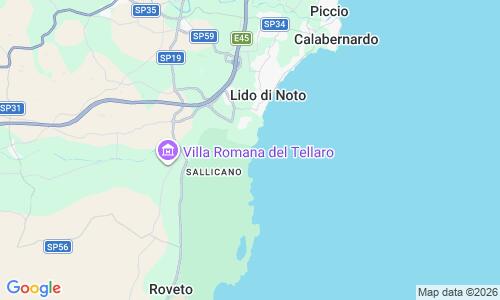 Ausschnitt der Weltkarte zu Spiaggia di Eloro