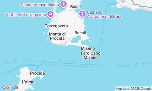 Ausschnitt der Weltkarte zu Spiaggia di Miliscola