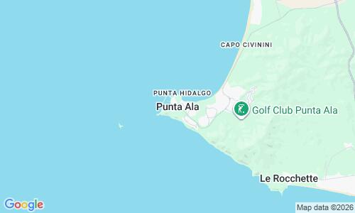 Ausschnitt der Weltkarte zu Spiaggia di Punta Ala