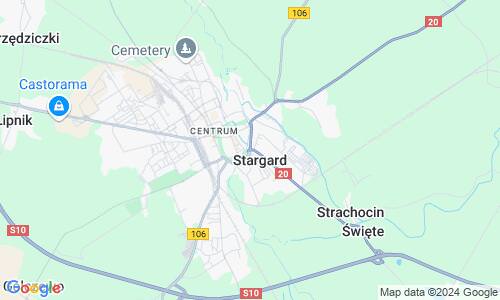 Ausschnitt der Weltkarte zu Stargard