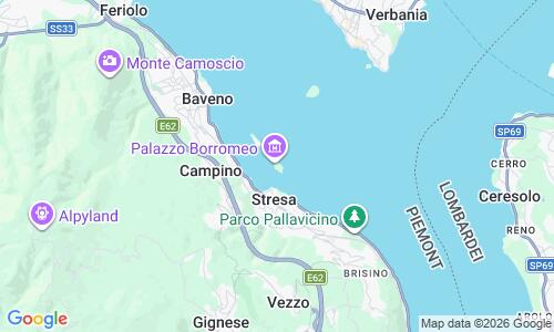 Ausschnitt der Weltkarte zu Strand Isola Bella