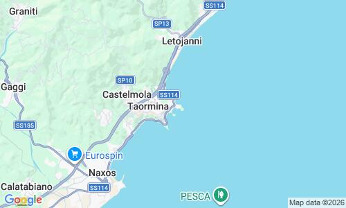 Ausschnitt der Weltkarte zu Strand Mazzaro
