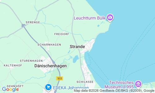 Ausschnitt der Weltkarte zu Strand Strande