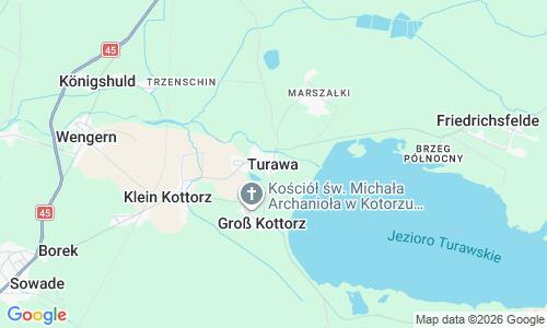 Ausschnitt der Weltkarte zu Strand Turawa