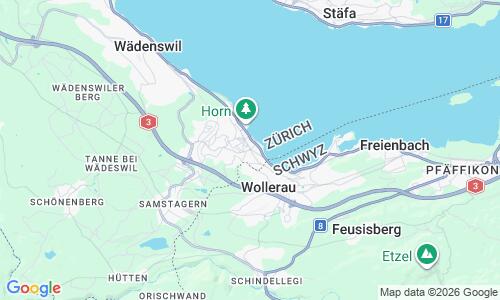 Ausschnitt der Weltkarte zu Strandbad Richterswil
