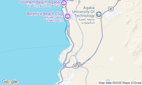 Ausschnit der Weltkarte zu Tala Bay Beach