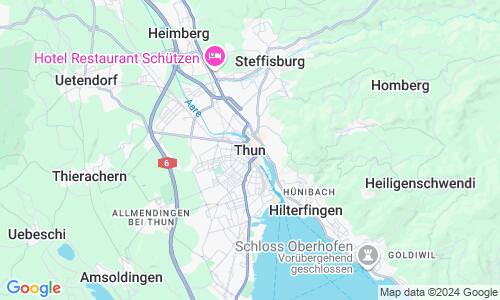 Ausschnitt der Weltkarte zu Thun