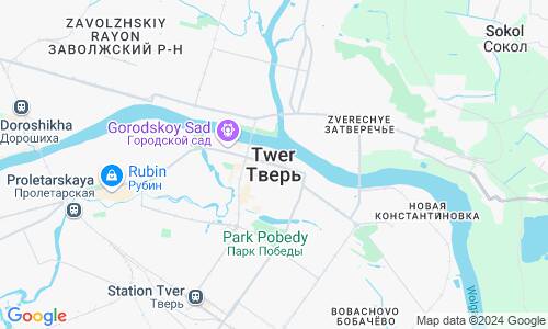 Ausschnitt der Weltkarte zu Twer