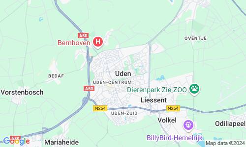 Ausschnitt der Weltkarte zu Uden