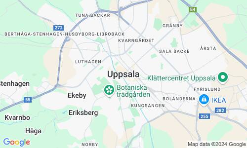 Ausschnit der Weltkarte zu Uppsala