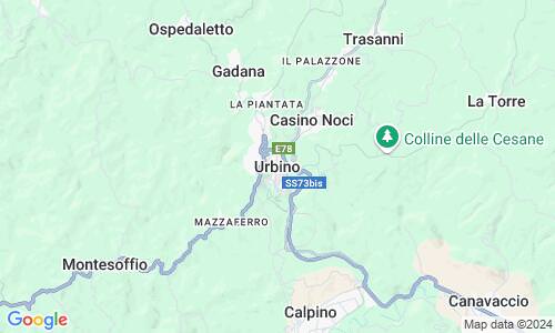 Ausschnitt der Weltkarte zu Urbino