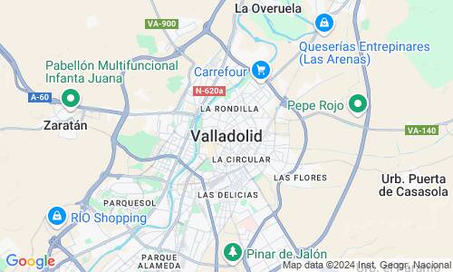 Ausschnitt der Weltkarte zu Valladolid