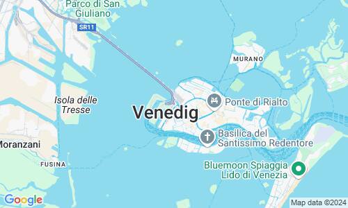 Ausschnit der Weltkarte zu Venedig