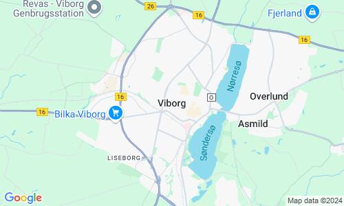 Ausschnitt der Weltkarte zu Viborg