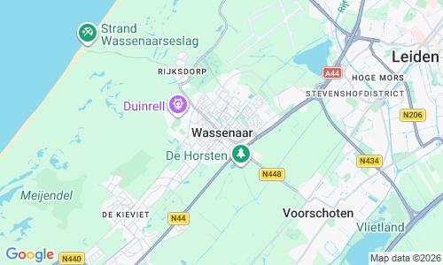 Ausschnitt der Weltkarte zu Wassenaar Strand