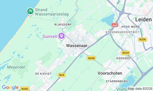Ausschnitt der Weltkarte zu Wassenaar Strand