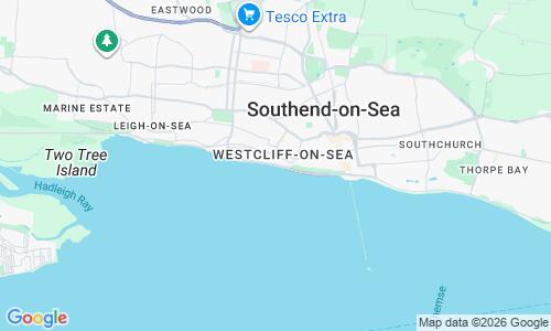 Ausschnitt der Weltkarte zu Westcliff Beach