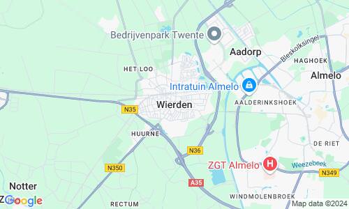 Ausschnitt der Weltkarte zu Wierden