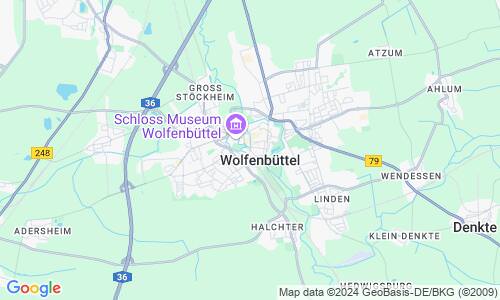 Ausschnitt der Weltkarte zu Wolfenbüttel