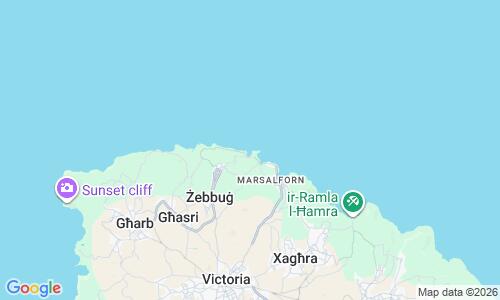 Ausschnitt der Weltkarte zu Xwejni Bay