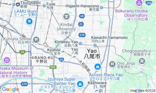 Ausschnitt der Weltkarte zu Yao