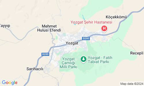 Ausschnitt der Weltkarte zu Yozgat