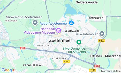 Ausschnitt der Weltkarte zu Zoetermeer