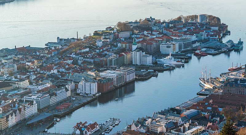 Bergen Reiseziel Foto