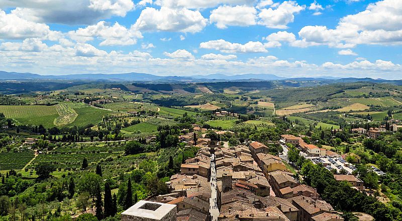 San Gimignano Reiseziel Foto