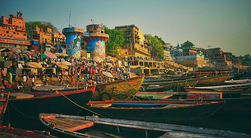 Varanasi Reiseziel Foto